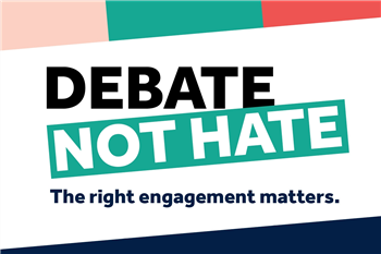 Debate Not Hate campaign - image
