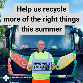 Help us recycle more of the right things this summer