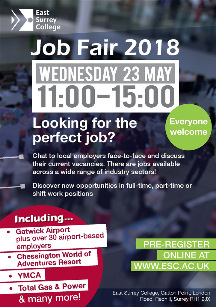 JobsFairEastSurreyCollege
