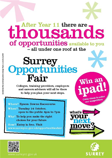 Surrey Opportunities Fair flyer Surrey Opportunities Fair flyer