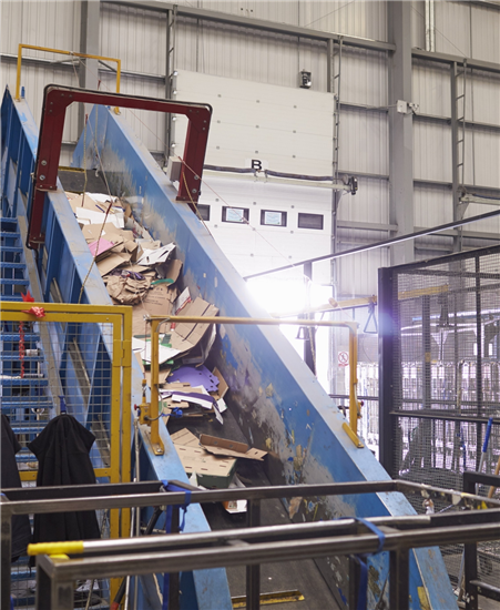 Recycling plant