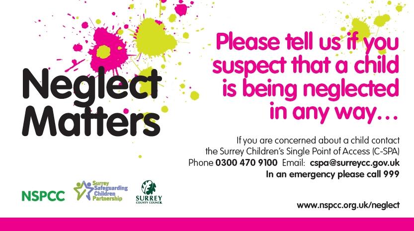 Neglect Matters - please tell us if you suspect that a child is being neglected in any way...www.nspcc.org.uk/neglect