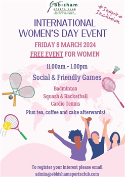 Women\'s Day Ebbisham Centre