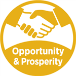 Opportunity & Prosperity Roundel