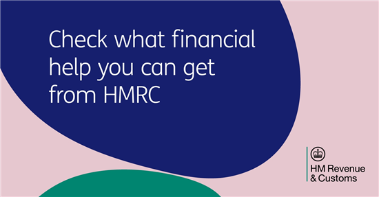HM Revenue & Customs logo Check what financial help you can get from HMRC