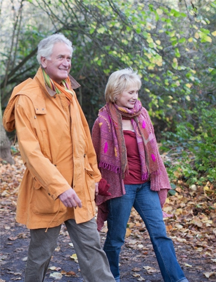 Image couple walking