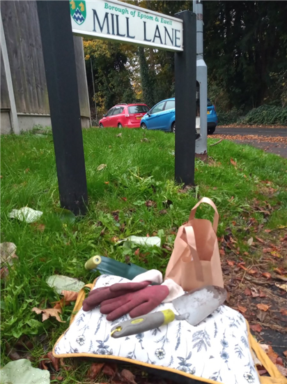 Image: residents planting bulbs #2