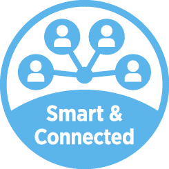 Image: Icon smart and connected