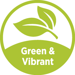 Image: Green & vibrant icon